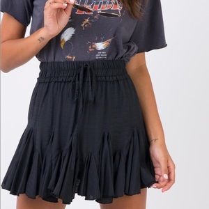 Princess Polly Sincerely Yours Mini Skirt Black